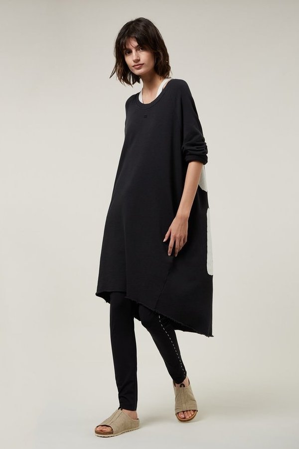 20-330-2203  10Days Kleid oversize dress free almost black schwarz